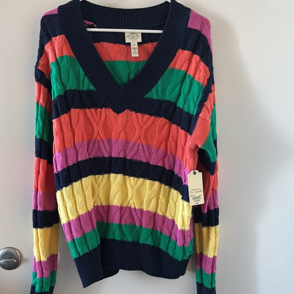 Colorful Striped Sweater - Picture 2 of 2